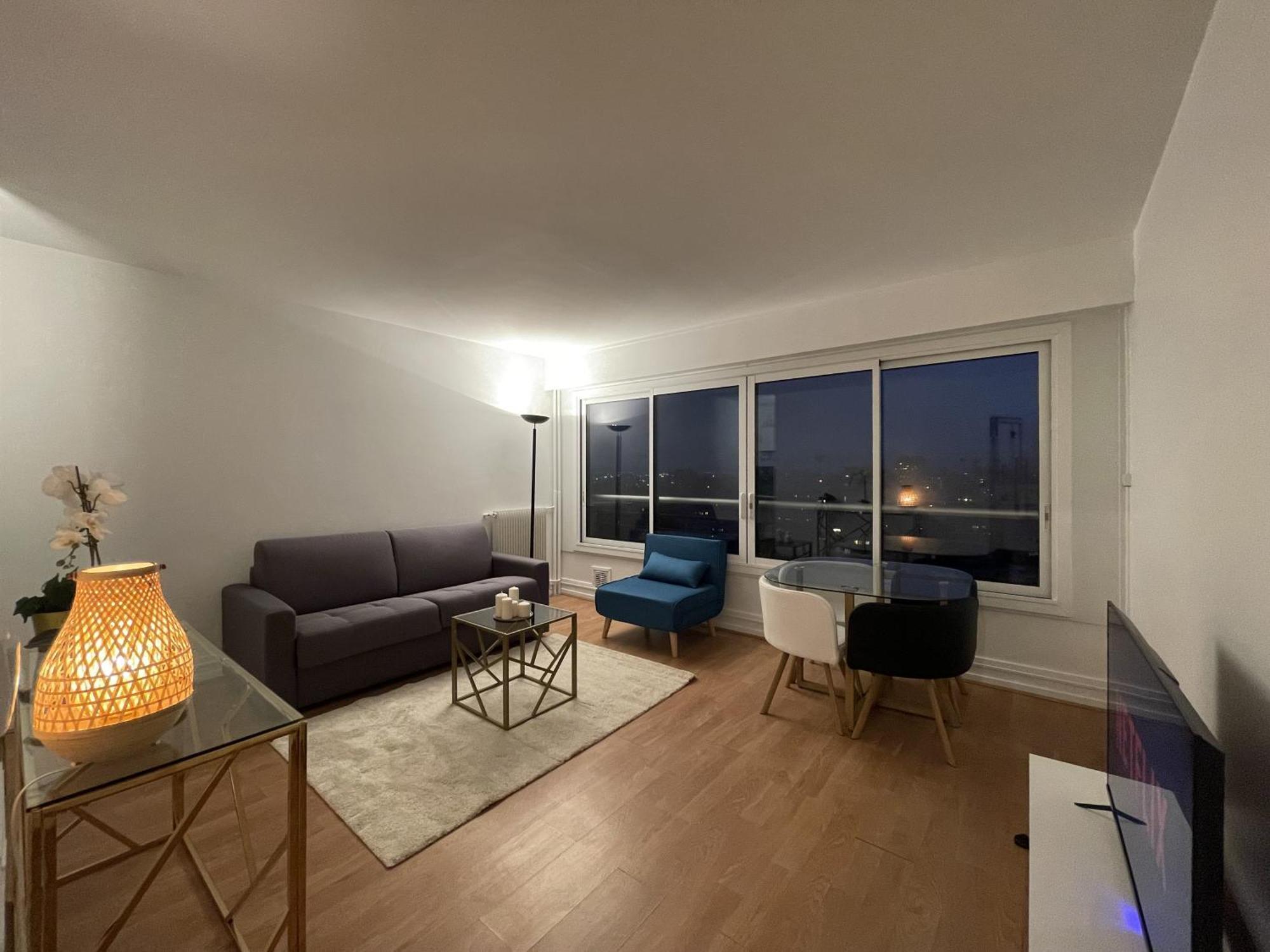 Apartment Cosy Avec Vue Sur Paris